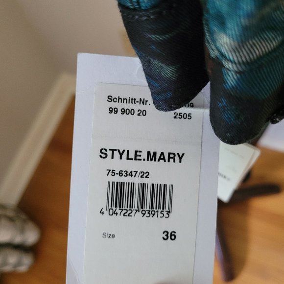 NWT Brax Mary Slim Fit Floral Pants EU36/US 6 - Picture 9 of 11